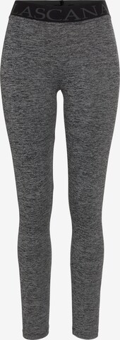 LASCANA ACTIVE Skinny Workout Pants in Grey: front