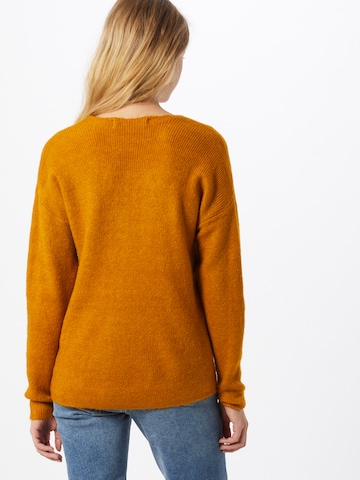 VERO MODA Pullover 'VMLefile' in Braun