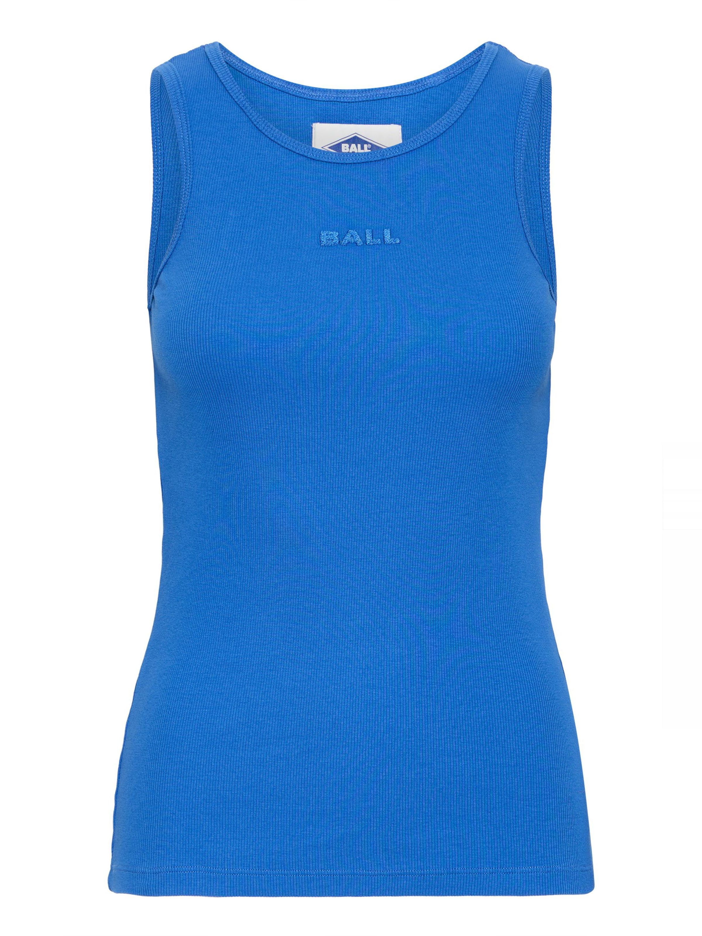 Ball Top 'Altobelli' in Blauw: voorkant
