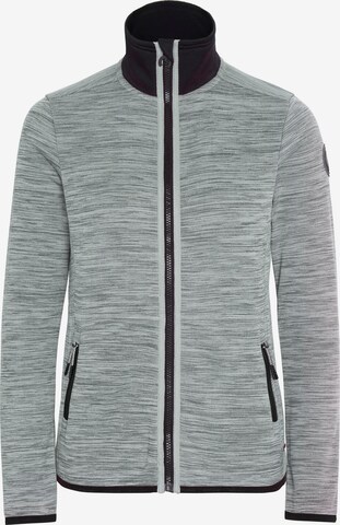 CHIEMSEE Fleece Jacket 'Trivor' in Grey: front