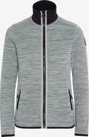 CHIEMSEE Fleece Jacket 'Trivor' in Grey: front