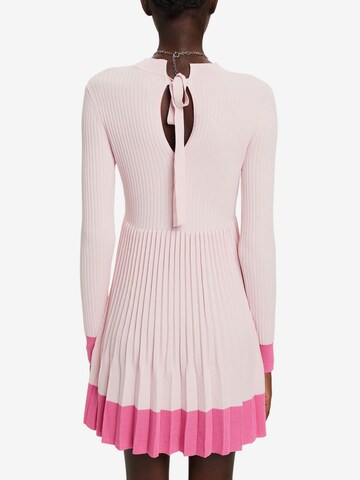 ESPRIT Gebreide jurk in Roze