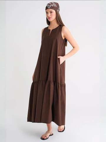 Robe d’été MixRay en marron