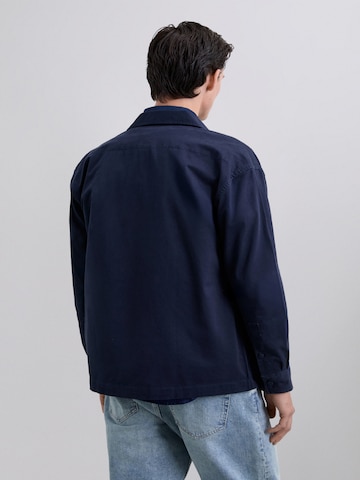 Scalpers Rovný strih Košeľa - Modrá