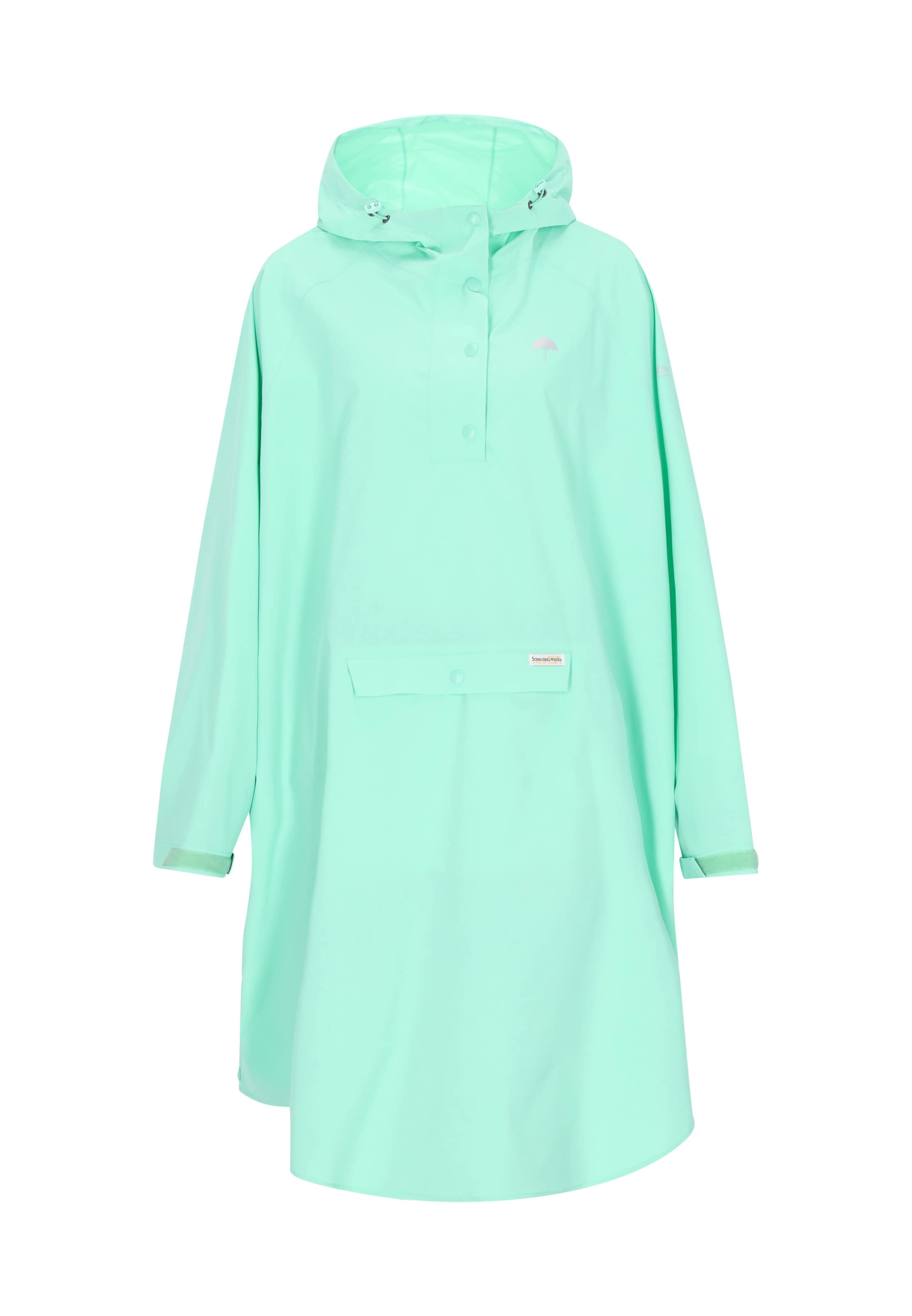 Schmuddelwedda Raincoat in Green: front