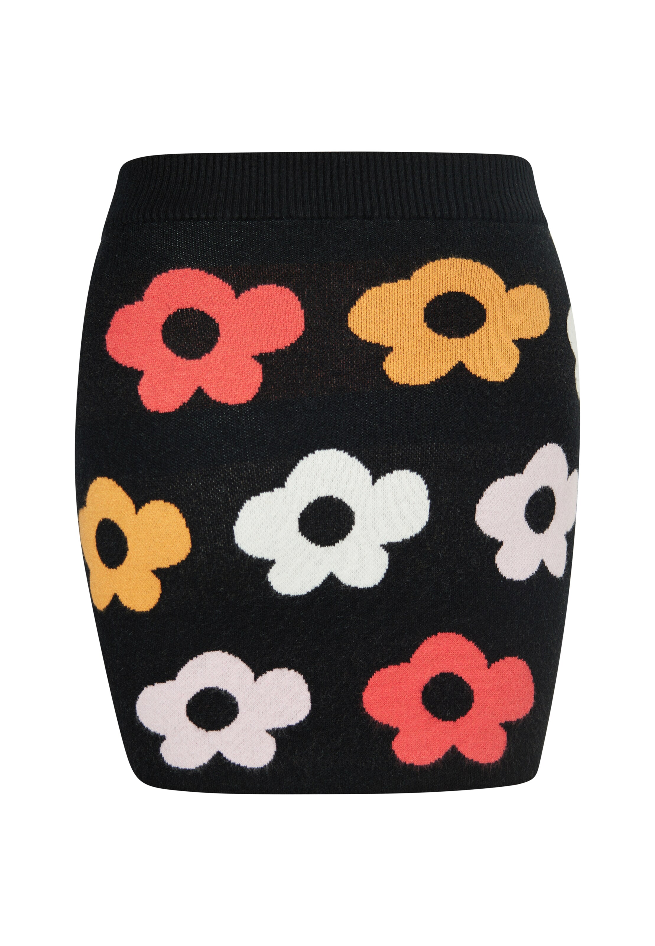 melns swirly Svārki