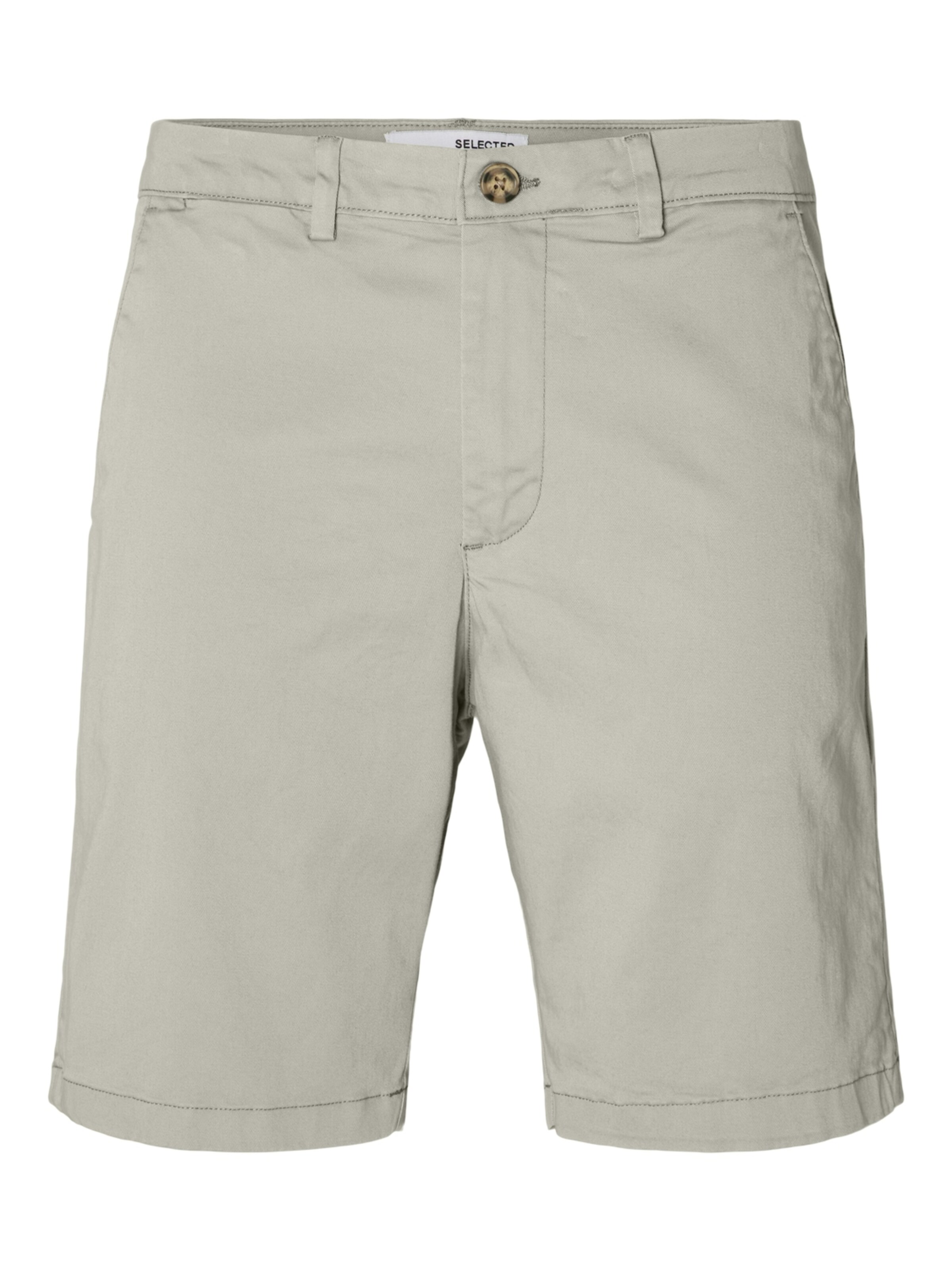 SELECTED - Pantalón 'SLHMiles' en beige: frente