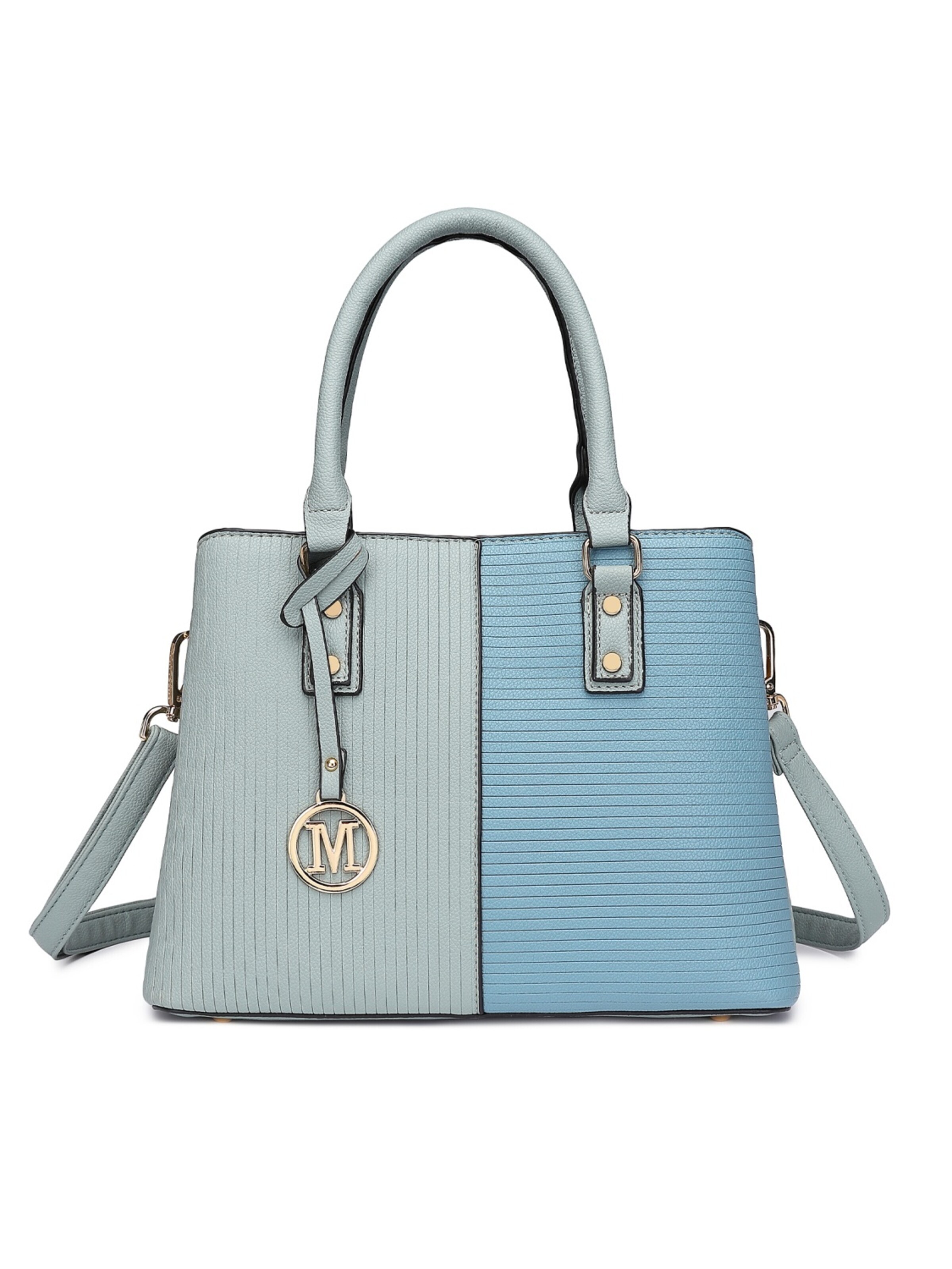 Miss Lulu Handtasche‌‌‌‌‌ in Blau: Vorderseite