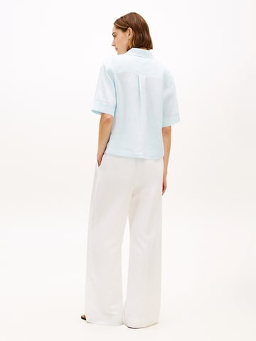 TOMMY HILFIGER Bluse 'ESS' in Blau