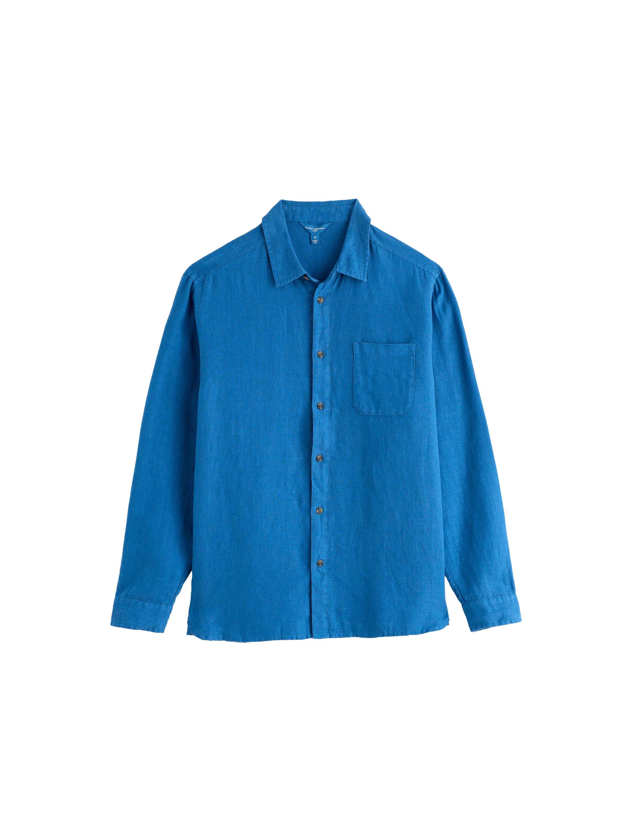 Seasalt Cornwall Regular Fit Paita 'Curator' värissä sininen: etupuoli