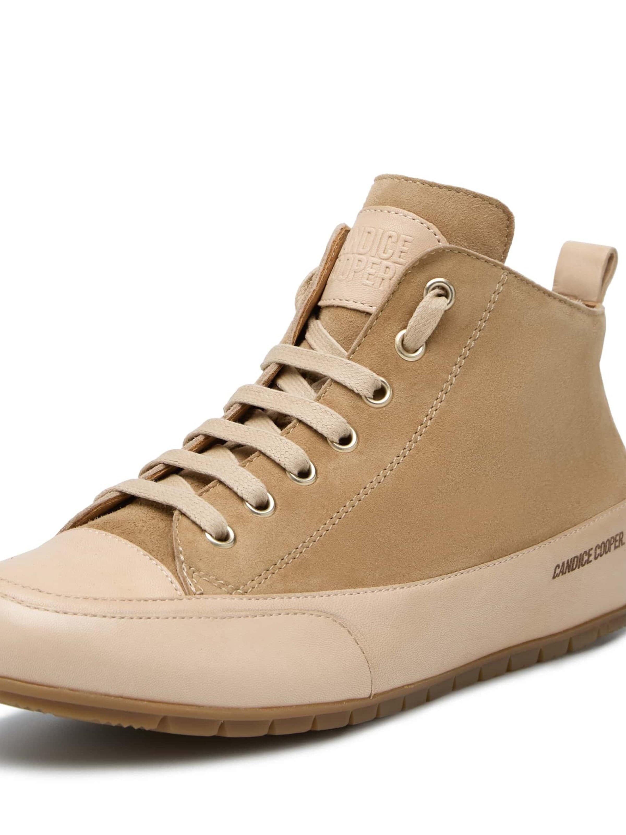 Candice Cooper Sneakers hoog 'MID' in Beige
