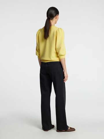 Sweat-shirt 'SLFTenny' SELECTED en jaune