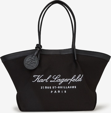 Karl Lagerfeld - Shopper en negro: frente