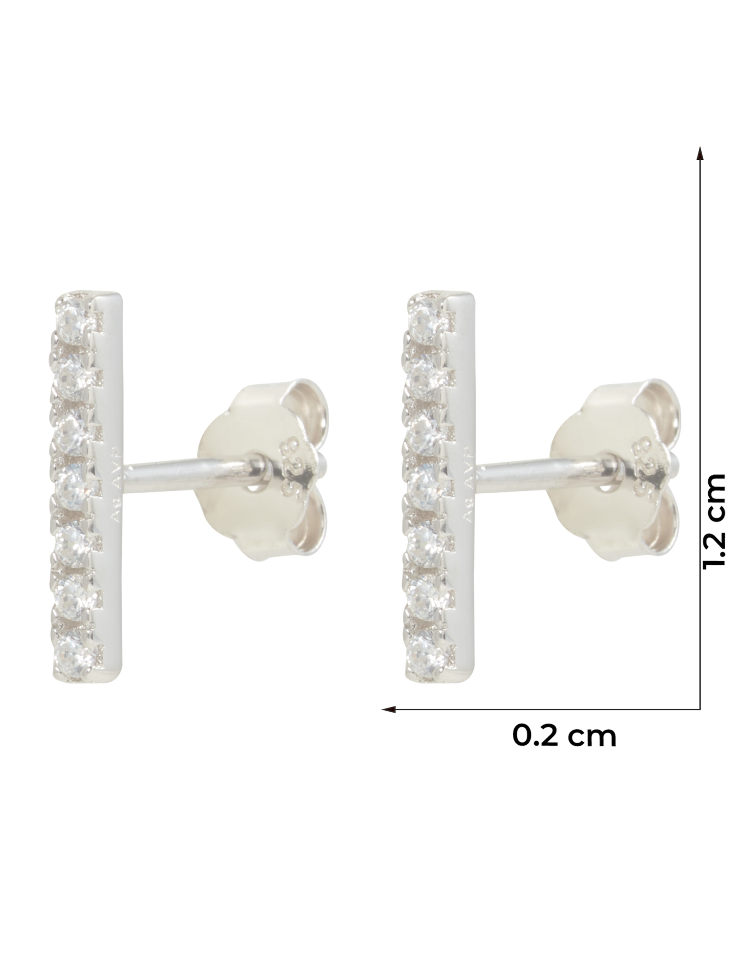 Glanzstücke München Oorbellen in Zilver