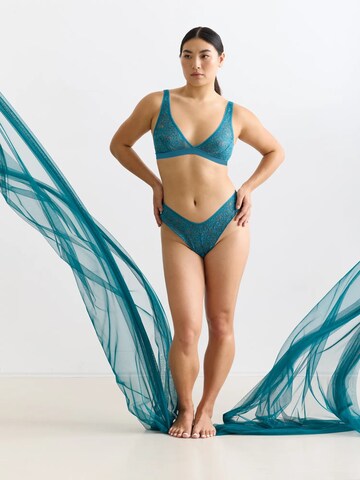 Erlich Textil Bralette Bra in Blue