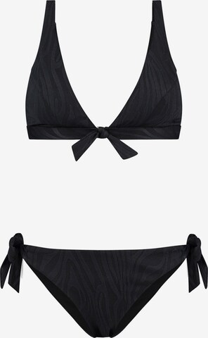 Triangle Bikini 'TEDDY' Shiwi en noir : devant