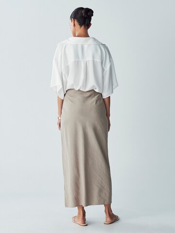 Jupe 'Marra' Willa en gris : derrière