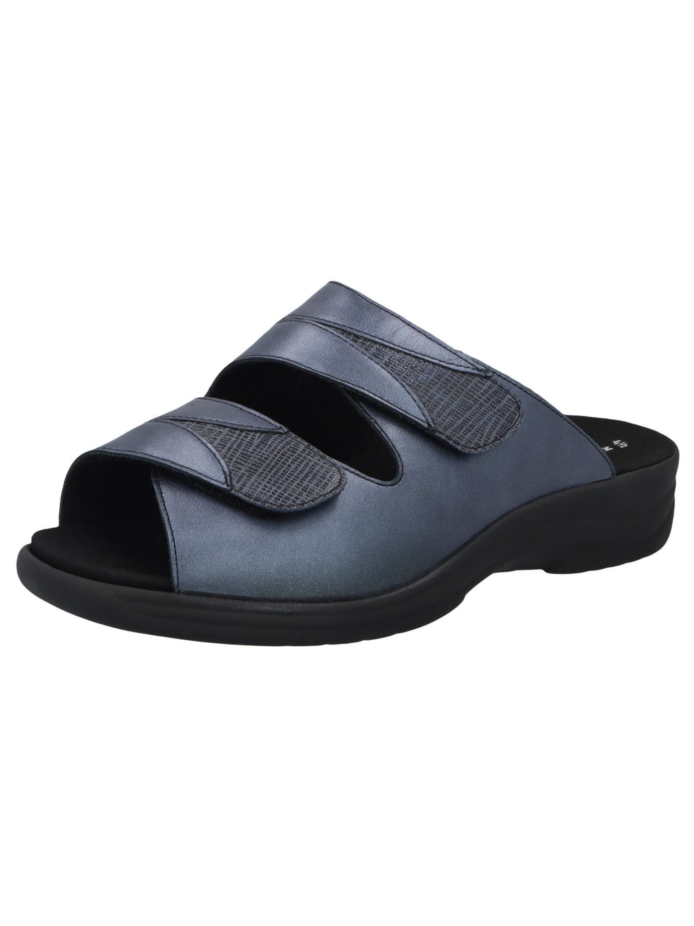 SOLIDUS Mule 'Moni' in Blue: front