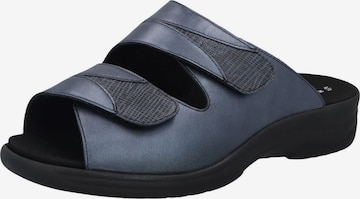 SOLIDUS Pantolette 'Moni' in Blau: Vorderseite