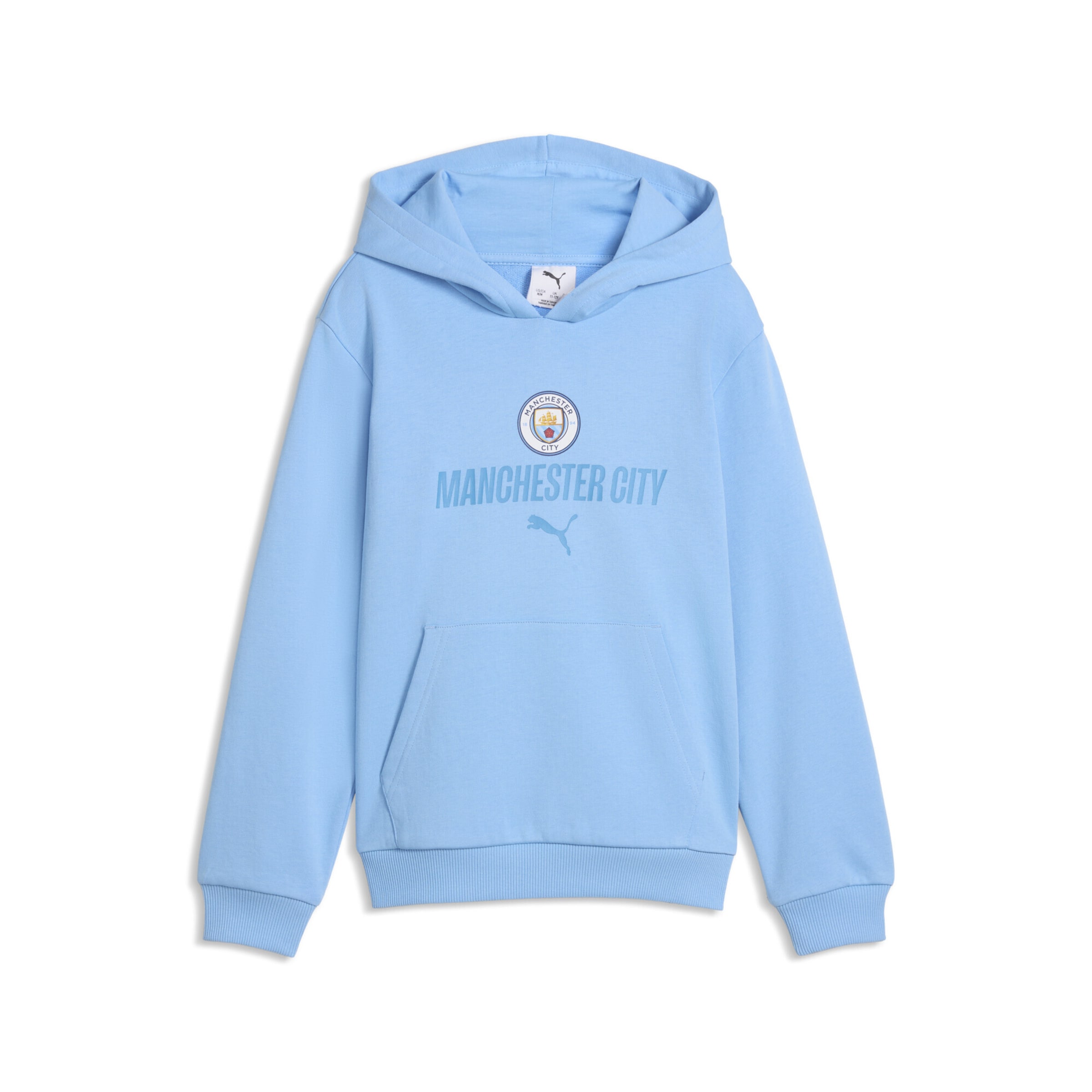 PUMA Athletic Sweatshirt 'Manchester City FtblCulture' in Blue: front