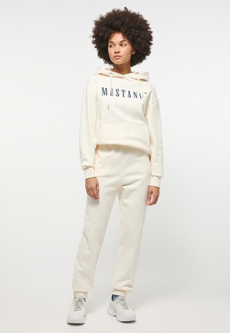 MUSTANG Sweatshirt in Beige