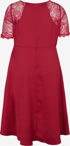 Zizzi - Vestido de cocktail 'Angelina' em rosa: frente