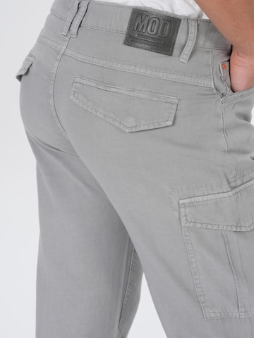 M.O.D MIRACLE OF DENIM Tapered Cargobukser i grå