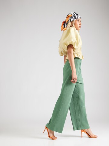 Wide Leg Pantalon 'Celina' STUDIO SELECT en vert
