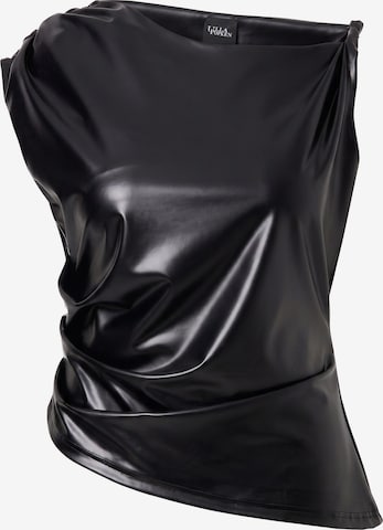 Ulla Popken Bluse in Schwarz: Vorderseite