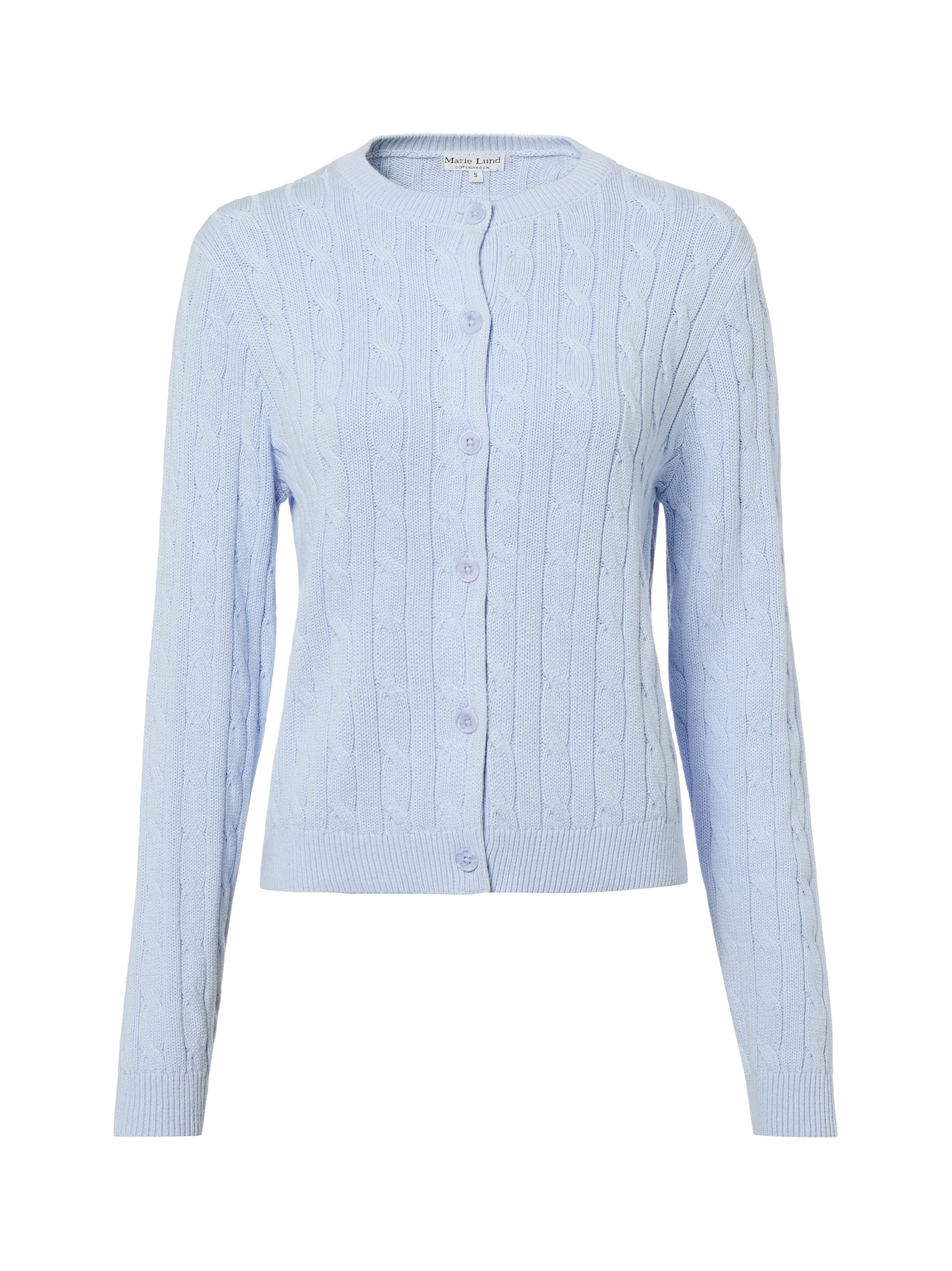 Cardigan Marie Lund en bleu : devant