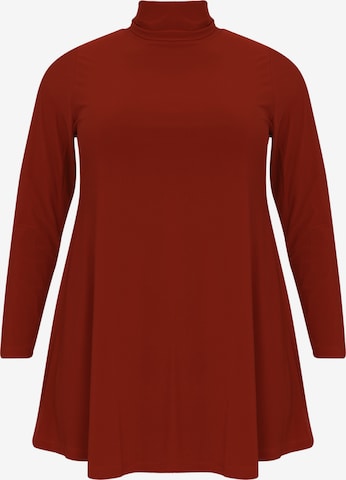 Yoek Tunic in Brown: front