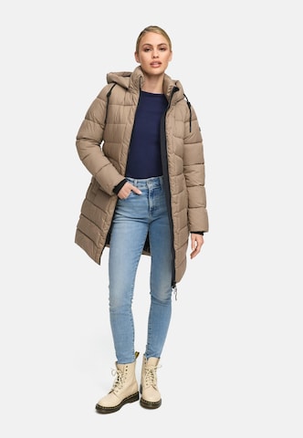 MARIKOO Winter coat 'Kaltnäschen 16' in Grey: front