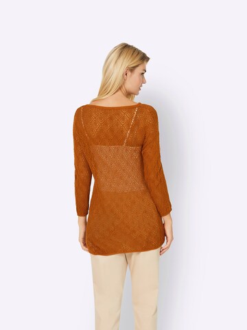 heine Sweter w kolorze brązowy
