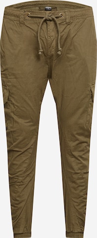 Pantaloni cu buzunare de la Urban Classics Big & Tall pe verde: față