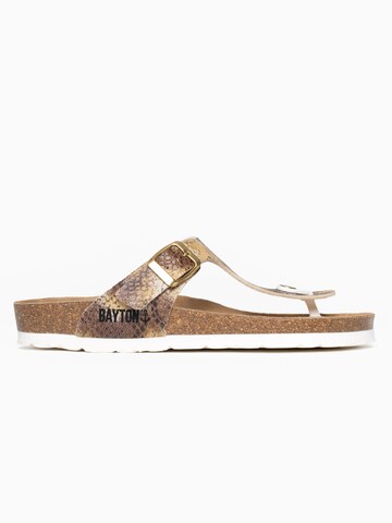 Bayton T-bar sandals 'Mercure' in Beige