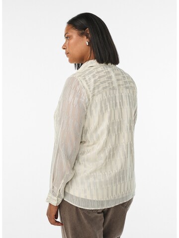 Zizzi Blouse 'CAFANIA' in Beige