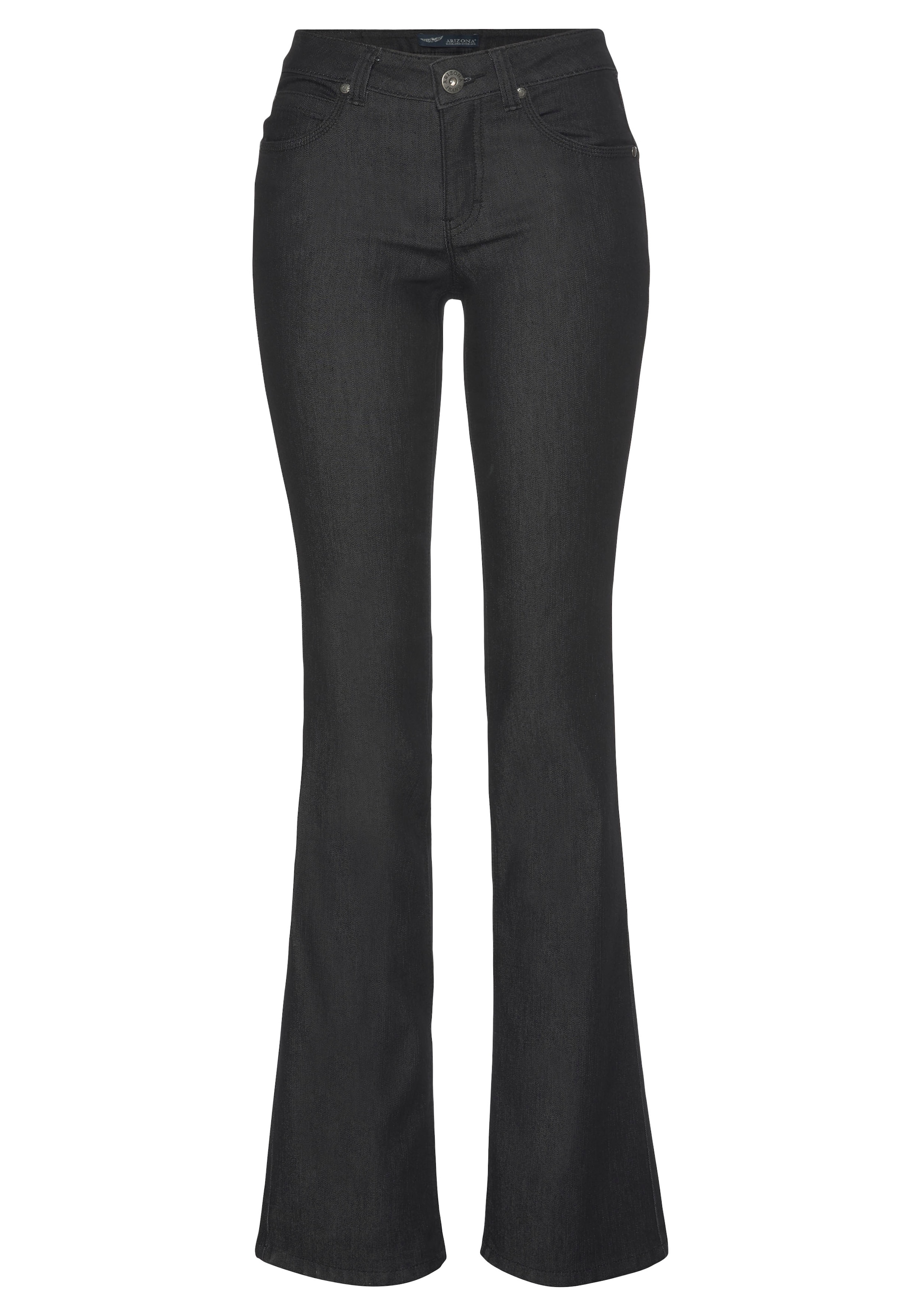 ARIZONA Bootcut Jeans in Schwarz: Vorderseite