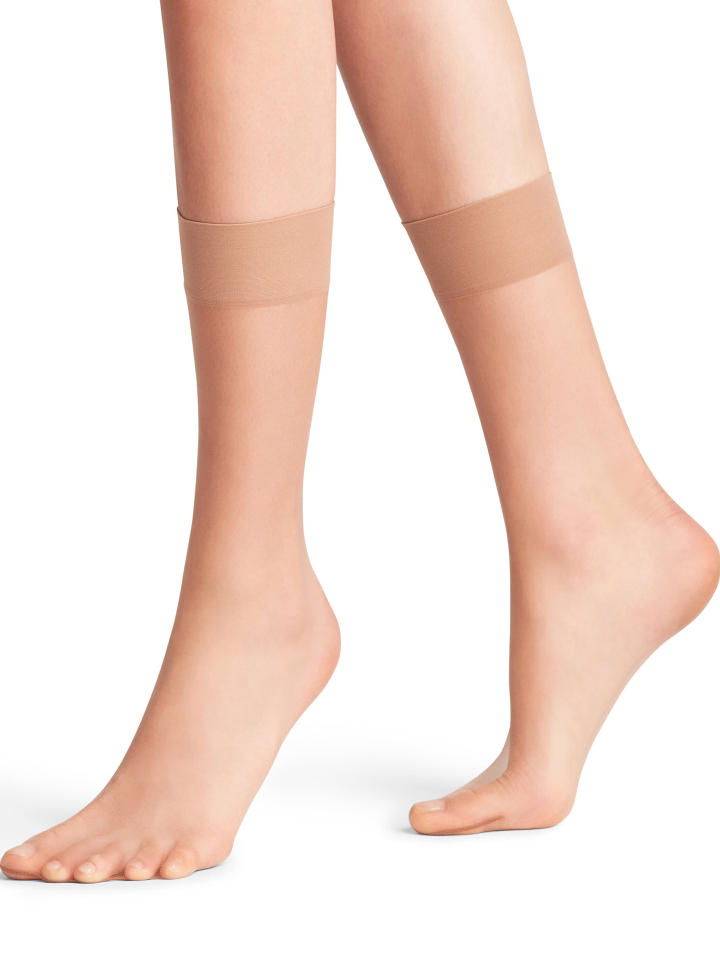 FALKE Fijne panty's 'Shelina' in Geel: voorkant