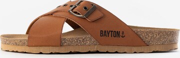 Bayton Mule 'Sarria' in Brown: front