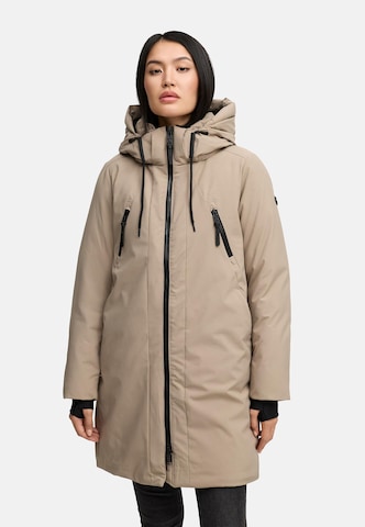 Manteau d’hiver 'Zart 14' NAVAHOO en gris : devant