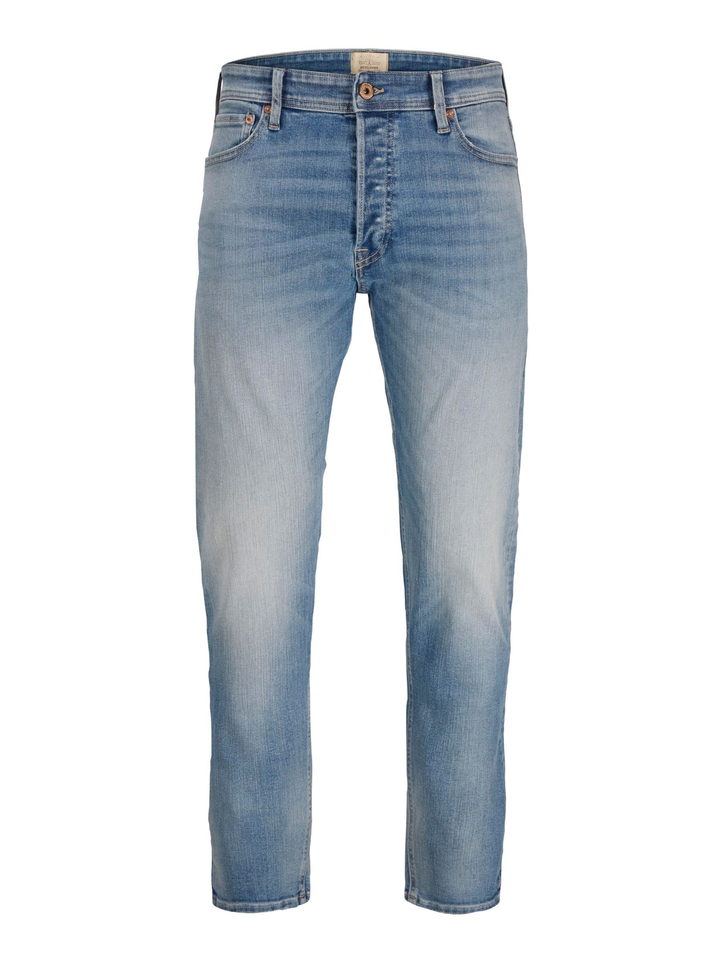 JACK & JONES Tapered Jeans 'JJIErik JJOriginal' i blå: forside