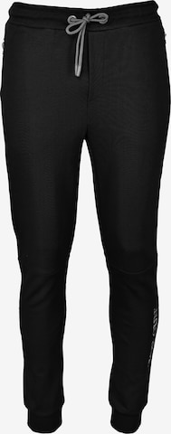 TOP GUN Tapered Workout Pants in Black: front