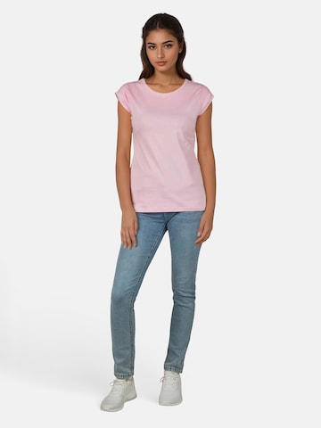 salzhaut T-Shirt 'BIIKE' in Pink