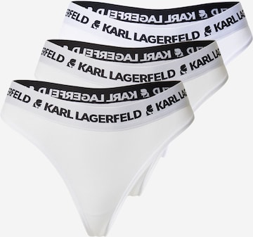 balta Karl Lagerfeld Siaurikės: priekis