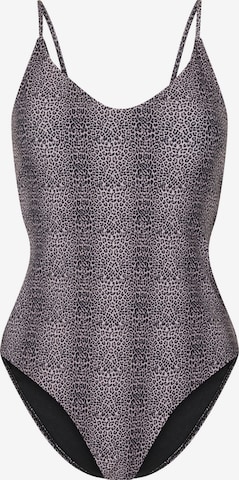 Triangle Maillot de bain 'PCBaomi' PIECES en violet : devant