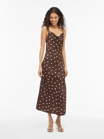 VILA Jurk 'VIRAVENNA' in Bruin