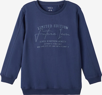 NAME IT Sweatshirt 'Luture' in Blue: front