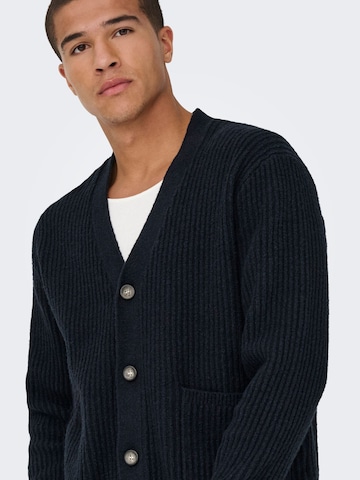 Only & Sons - Cárdigan 'ONSFrame' en azul