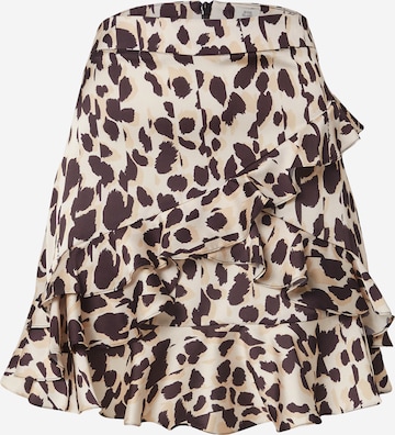 River Island Skirt 'Frill' in Beige: front