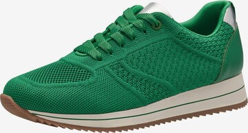 JANA Sneakers laag in Groen: voorkant